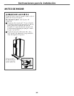 Preview for 82 page of GE SIDE BY SIDE 25 Owners And Installation Manual