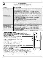 Preview for 20 page of GE Side by Side 26 Use And Care Manual