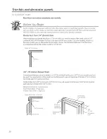 Preview for 20 page of GE SIDE-BY-SIDE REFRIRATOR 22 Installation And Owner'S Manual