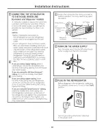 Предварительный просмотр 30 страницы GE SIDE-BY-SIDE REFRIRATOR 22 Installation And Owner'S Manual