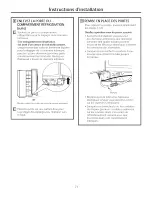 Preview for 71 page of GE SIDE-BY-SIDE REFRIRATOR 22 Installation And Owner'S Manual