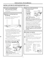 Preview for 74 page of GE SIDE-BY-SIDE REFRIRATOR 22 Installation And Owner'S Manual