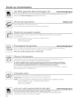 Preview for 88 page of GE SIDE-BY-SIDE REFRIRATOR 22 Installation And Owner'S Manual