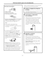 Preview for 121 page of GE SIDE-BY-SIDE REFRIRATOR 22 Installation And Owner'S Manual