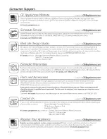 Preview for 132 page of GE SIDE-BY-SIDE REFRIRATOR 22 Installation And Owner'S Manual