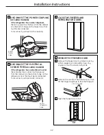 Preview for 17 page of GE SIDE-BY-SIDE REFRIRATOR 22 Installation & Owner'S Manual