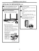 Preview for 22 page of GE SIDE-BY-SIDE REFRIRATOR 22 Installation & Owner'S Manual