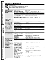 Preview for 28 page of GE SIDE-BY-SIDE REFRIRATOR 22 Installation & Owner'S Manual