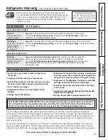 Preview for 39 page of GE SIDE-BY-SIDE REFRIRATOR 22 Installation & Owner'S Manual