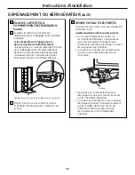 Preview for 58 page of GE SIDE-BY-SIDE REFRIRATOR 22 Installation & Owner'S Manual