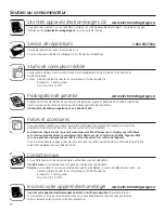 Preview for 74 page of GE SIDE-BY-SIDE REFRIRATOR 22 Installation & Owner'S Manual