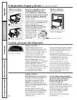 Preview for 86 page of GE SIDE-BY-SIDE REFRIRATOR 22 Installation & Owner'S Manual