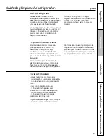 Preview for 87 page of GE SIDE-BY-SIDE REFRIRATOR 22 Installation & Owner'S Manual