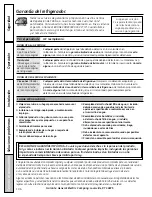 Preview for 106 page of GE SIDE-BY-SIDE REFRIRATOR 22 Installation & Owner'S Manual