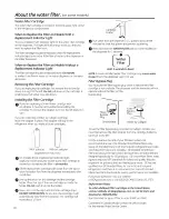 Preview for 10 page of GE SIDE-BY-SIDE REFRIRATOR 22 Owners And Installation Manual