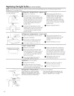 Preview for 20 page of GE SIDE-BY-SIDE REFRIRATOR 22 Owners And Installation Manual