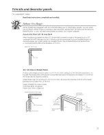 Preview for 21 page of GE SIDE-BY-SIDE REFRIRATOR 22 Owners And Installation Manual