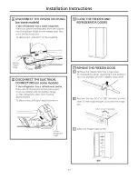 Preview for 27 page of GE SIDE-BY-SIDE REFRIRATOR 22 Owners And Installation Manual