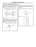 Preview for 28 page of GE SIDE-BY-SIDE REFRIRATOR 22 Owners And Installation Manual