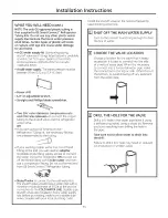 Preview for 35 page of GE SIDE-BY-SIDE REFRIRATOR 22 Owners And Installation Manual