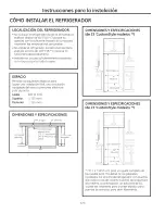 Preview for 120 page of GE SIDE-BY-SIDE REFRIRATOR 22 Owners And Installation Manual