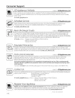 Preview for 136 page of GE SIDE-BY-SIDE REFRIRATOR 22 Owners And Installation Manual