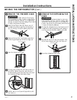 Предварительный просмотр 23 страницы GE SIDE-BY-SIDE REFRIRATOR 22 Owner'S Manual & Installation Instructions