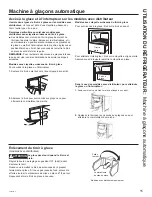 Предварительный просмотр 55 страницы GE SIDE-BY-SIDE REFRIRATOR 22 Owner'S Manual & Installation Instructions