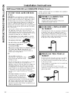 Предварительный просмотр 70 страницы GE SIDE-BY-SIDE REFRIRATOR 22 Owner'S Manual & Installation Instructions