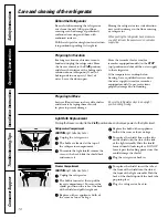 Preview for 10 page of GE SIDE-BY-SIDE REFRIRATOR 22 Owner'S Manual And Installation Instructions