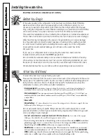 Предварительный просмотр 18 страницы GE SIDE-BY-SIDE REFRIRATOR 22 Owner'S Manual