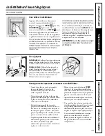 Предварительный просмотр 43 страницы GE SIDE-BY-SIDE REFRIRATOR 22 Owner'S Manual