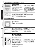 Предварительный просмотр 68 страницы GE SIDE-BY-SIDE REFRIRATOR 22 Owner'S Manual