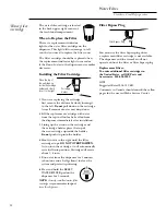 Preview for 12 page of GE Side-by-Side Stainless Steel Free-Standing Refrigerators Owner'S Manual