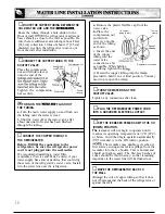 Preview for 16 page of GE SidebySide2Q2224 Use And Care And Installation Manual