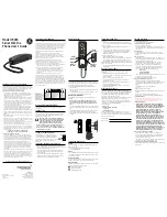 Preview for 1 page of GE Slimline 00021390 User Manual