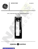 GE SLYG81A Instructions Manual preview