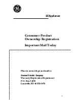 Preview for 21 page of GE Smart Water PNRV18ZWW01 Owner'S Manual