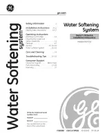 GE SmartWater GNSF35Z Owner'S Manual And Installation Instructions preview