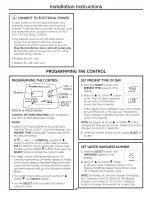 Preview for 10 page of GE SmartWater GNSF35Z Owner'S Manual And Installation Instructions