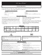 Preview for 1 page of GE SmartWater GXITD Quick Start Manual