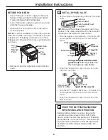 Preview for 6 page of GE SmartWater GXSF18G Owner'S Manual & Installation Instructions