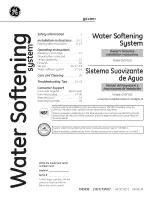 GE SmartWater GXSF18G Owner'S Manual And Installation Instructions предпросмотр