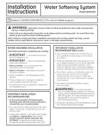 Preview for 3 page of GE SmartWater GXSF18G Owner'S Manual And Installation Instructions