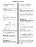 Предварительный просмотр 9 страницы GE SmartWater GXSF18G Owner'S Manual And Installation Instructions