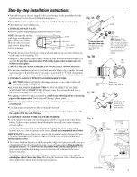 Preview for 7 page of GE SmartWater GXSF27B Owner'S Manual & Installation Instructions