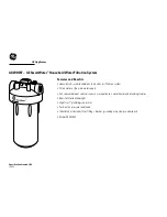 Preview for 2 page of GE SmartWater GXWH35F Specification