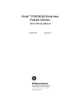 Preview for 1 page of GE Solar 7000 Service Manual