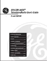 Preview for 1 page of GE SPACEMAKER 05GP005 User Manual