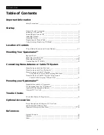 Preview for 3 page of GE SPACEMAKER 05GP005 User Manual